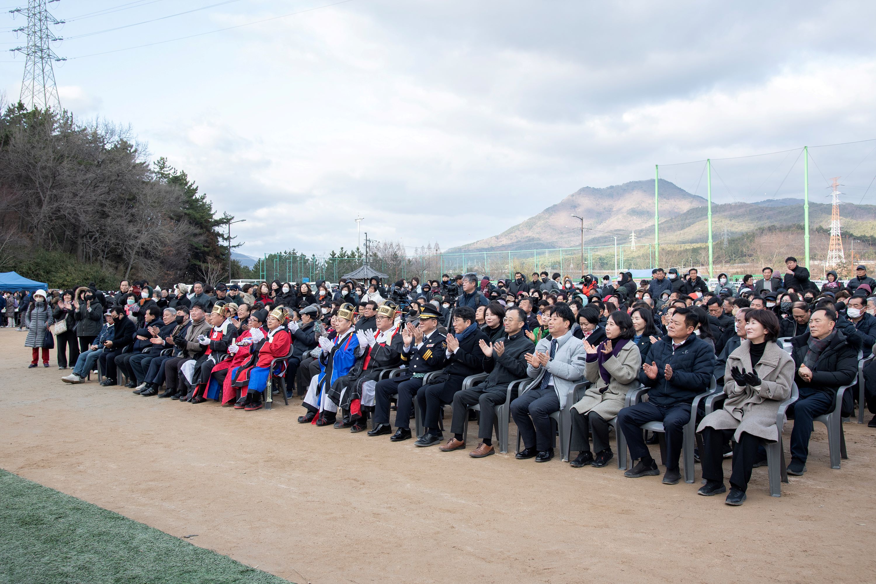 정월대보름 기원제 및 달집태우기 1