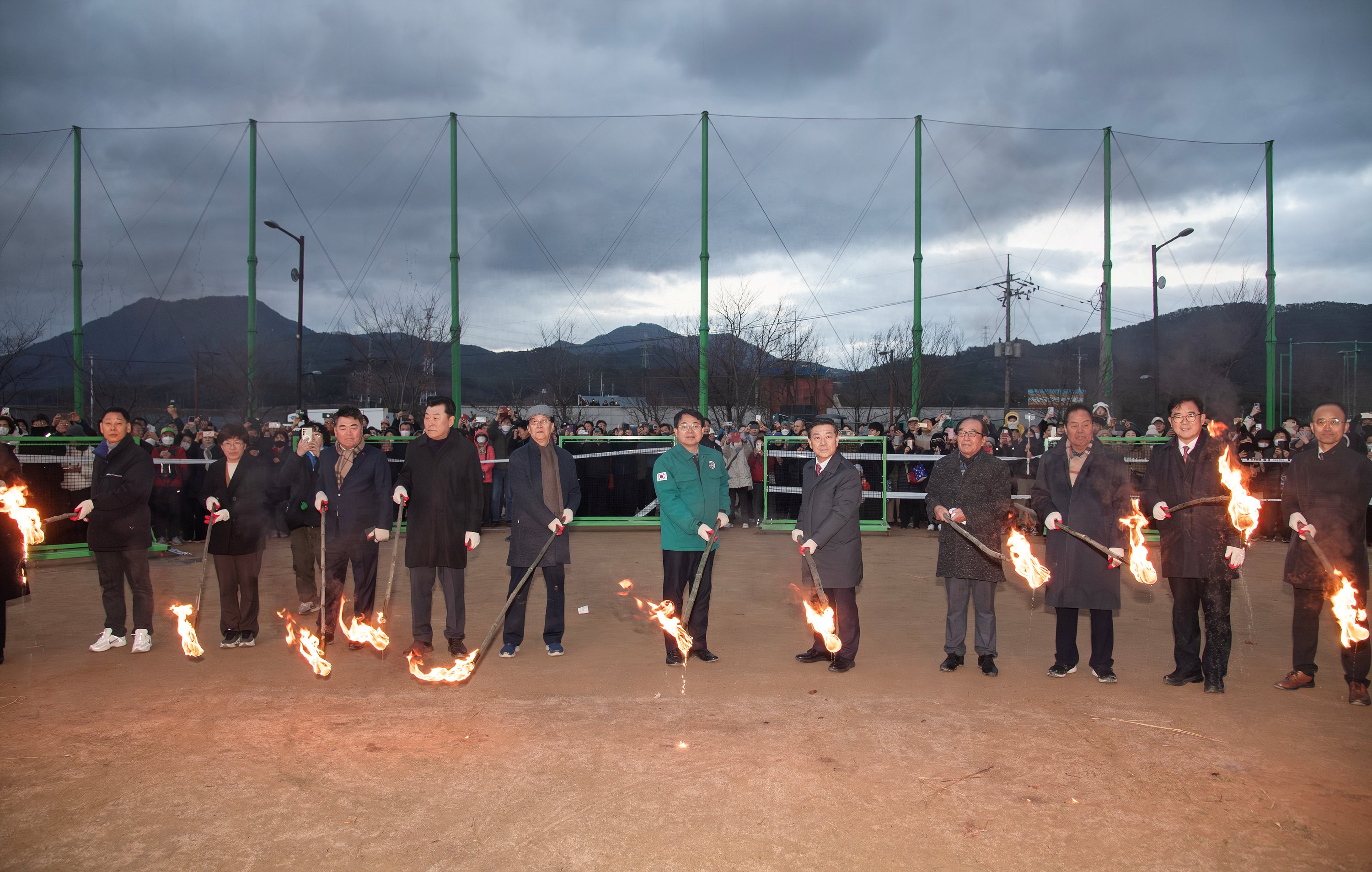 정월대보름 기원제 및 달집태우기 1