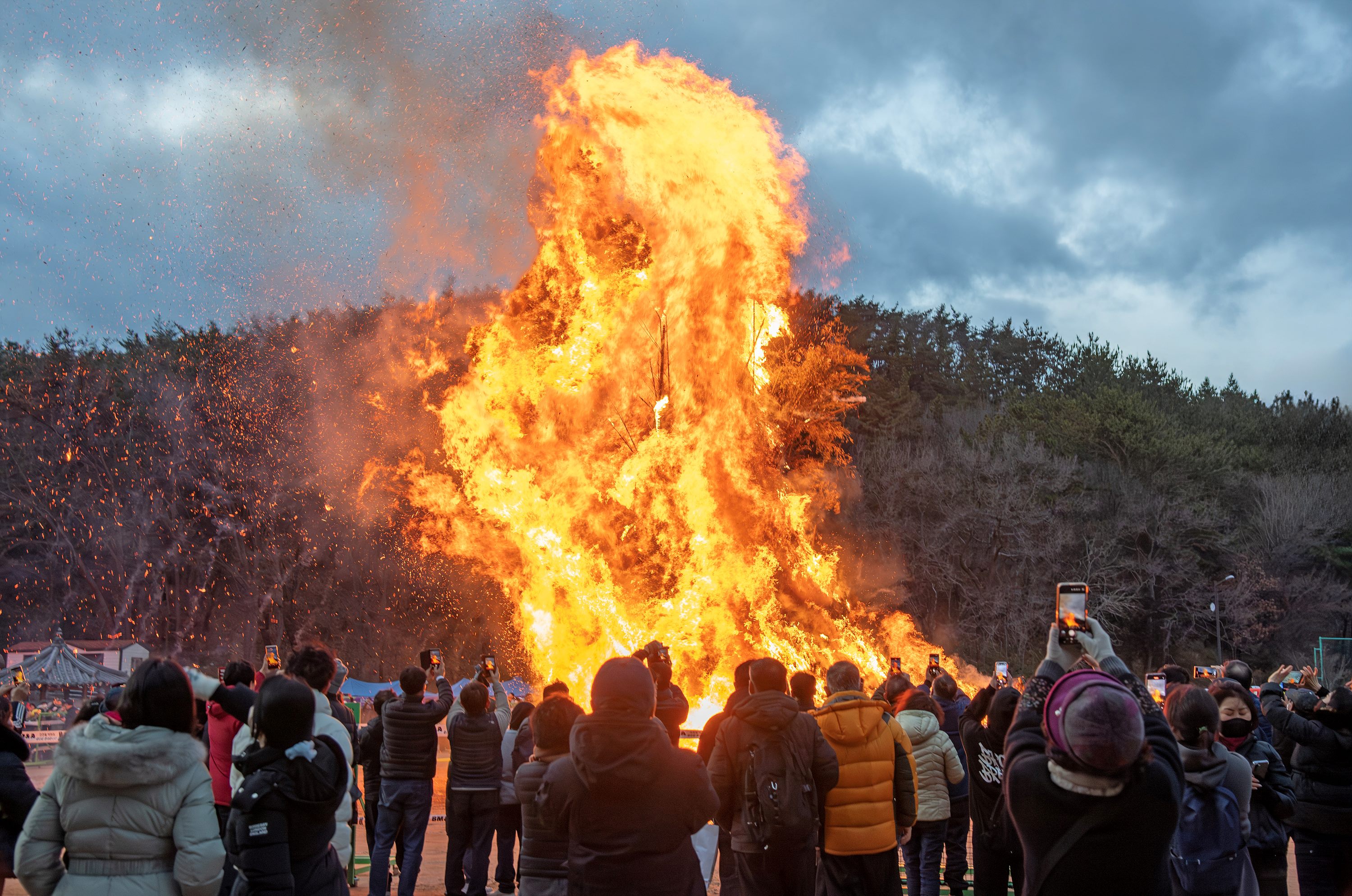 정월대보름 기원제 및 달집태우기 2