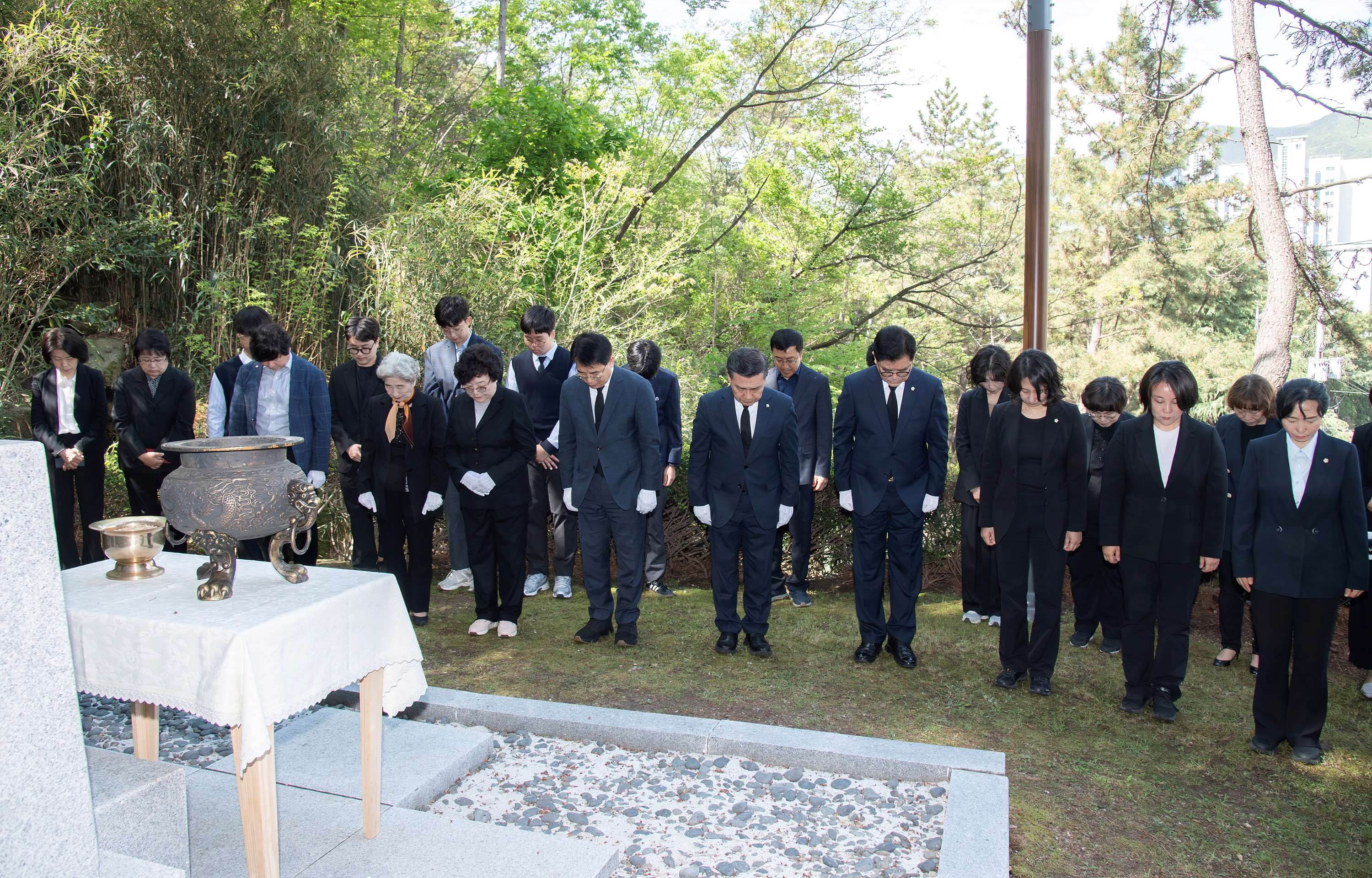 제66주년 4.19 혁명 기념 신정융 열사 추모 행사