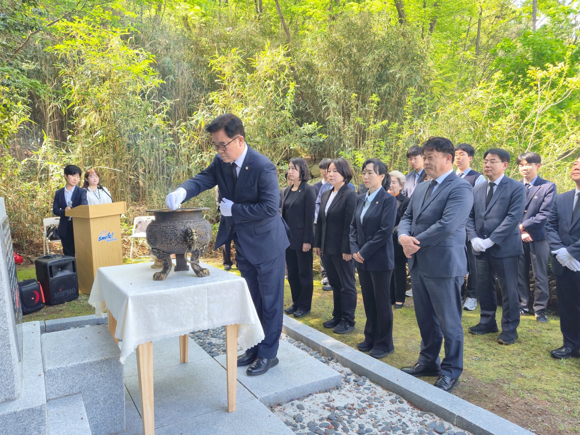 제66주년 4.19 혁명 기념 신정융 열사 추모 행사 1