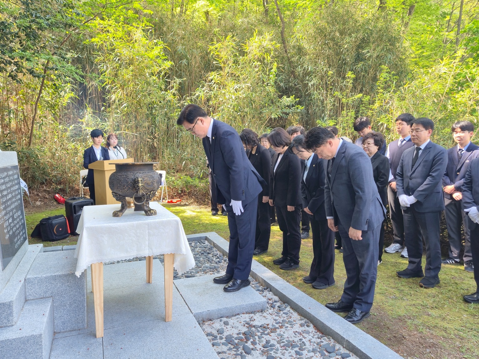 제66주년 4.19 혁명 기념 신정융 열사 추모 행사 2