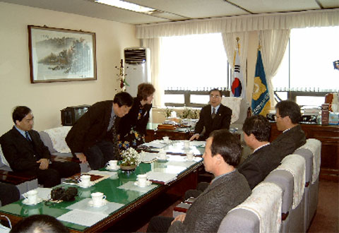 중국 하문시 사명구 대표단 방문(2002.11.22)
