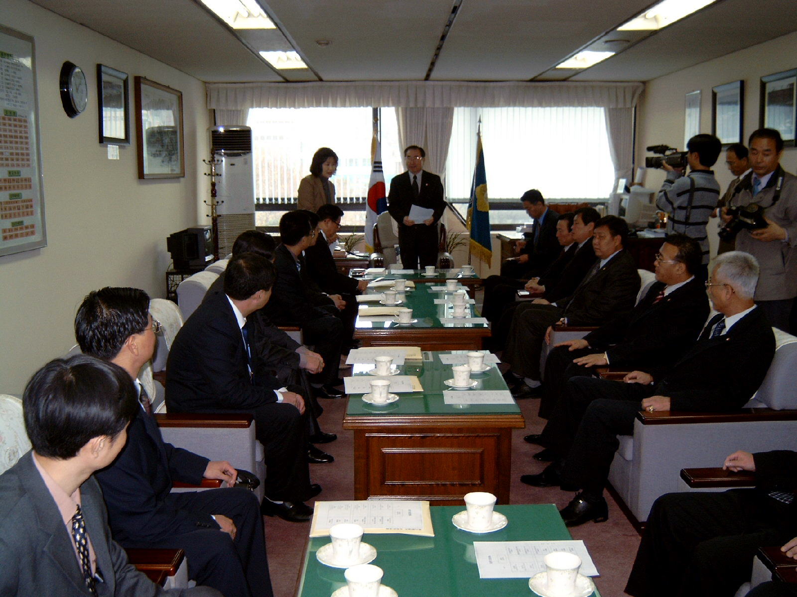 중국 하문시 대표단 의회 내방 ▷ 2003.11.11